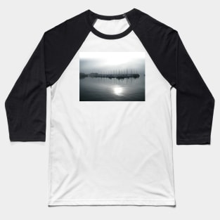 Foggy Plymouth Barbican Baseball T-Shirt